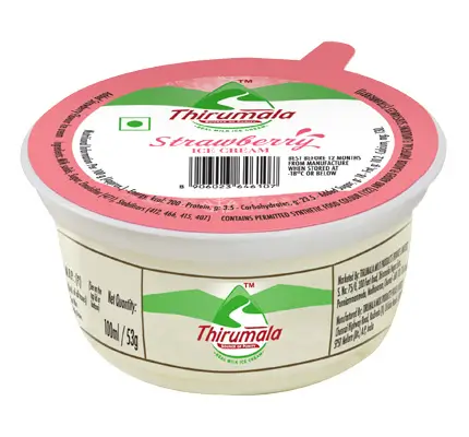 Strawberry Ice cream - Thirumala Milk